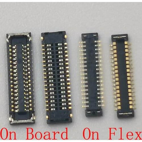 2Pcs Usb Charger Charging Dock Port Flex FPC Connector For Huawei Honor GT3 Y7 Prime 2017 Play 5A Y6-2 Y6 II On Board Plug 34pin