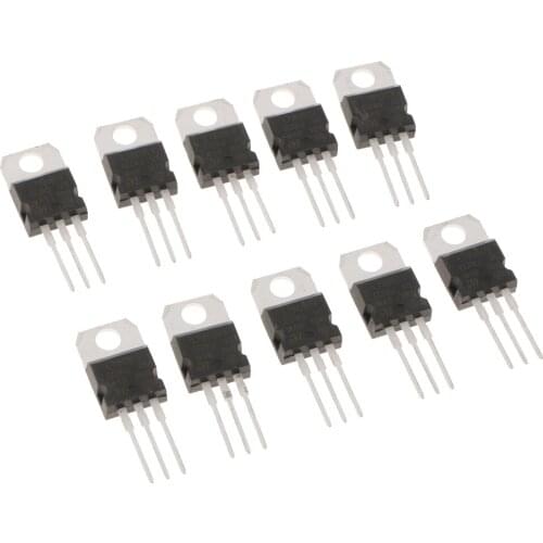 3 Position Voltage Regulator L7805CV L7805 LM7805 TO-220 (10 Pieces) 28x9 Mm