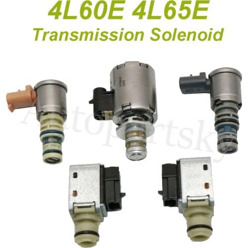 5 Piece 4L60E 4L65E Transmission Solenoid Kit For GM 1996 1997 1998 1999 2000 2001 2002 Original Refurbished