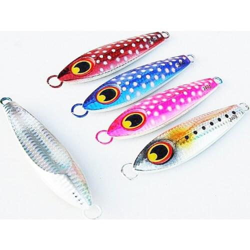 5PCS Slow Zebra Jig Deep sea Fishing Jigging Glow Jigbait Spoon Lure baits 240g