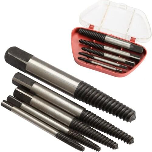 5Pcs 3mm-18mm Steel Screw Extractor Set Bolt Stud Remover Tool Kit