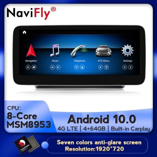 Android 10 8Core 4+64G Car dvd radio multimedia Player GPS Navi For Mercedes Benz C-Class W205 S205 2014 2015 2016 2017 NTG5.0