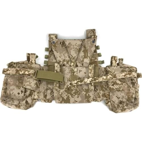 Quick Dry Detachable Chest Rig Wearproof Tactical Vest - AOR1