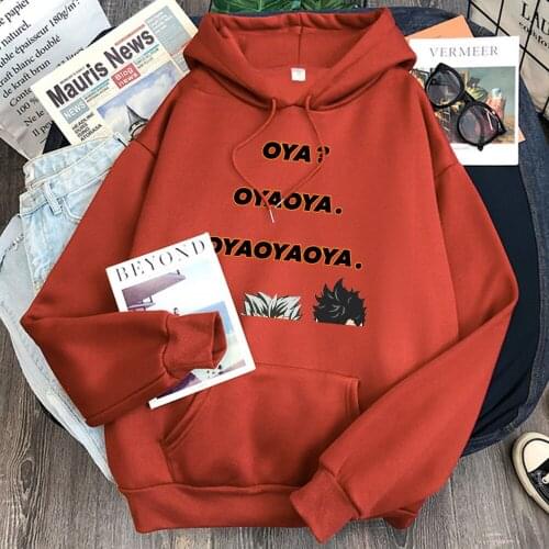 Haikyuu OYA Anime Characters Print Women Drop Shoulder Hoodie Hip Hop Gothic Hoody Harajuku Fleece Hoodies 2021 New Women Hooded
