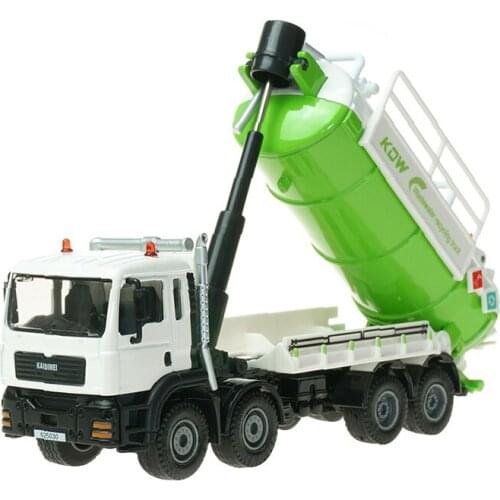 KAIDIWEI Alloy engineering vehicle waste water recycling and transportation vehicle model environmental protection children toy