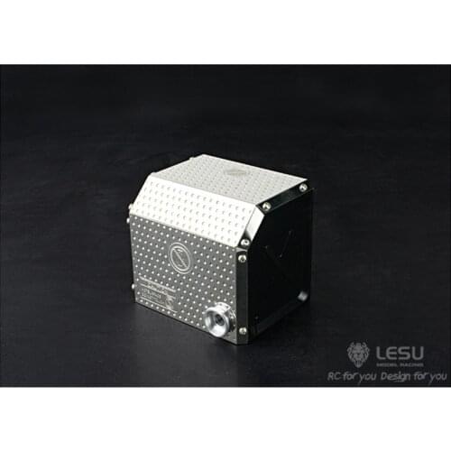 RC Tractor Truck Car LESU Metal Exhaust Box C for 1/14 TMY MAN Bz 1851 TH02318-SMT3