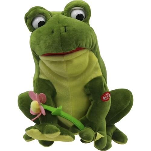 Frog Musical Stuffed Animal Dancing Electric Interactive Plush Toy Present