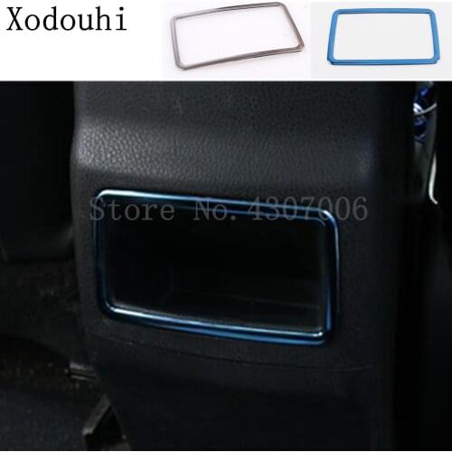 For Toyota Corolla Altis 2017 2018 2019 Car Cover Armrest Handrail Stainless Steel Trim Frame Lamp Box Rear Storage Vent Outlet