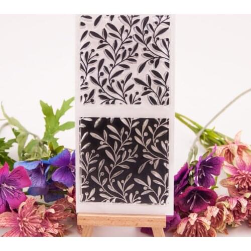 Tree Branch Leaves DIY Stamp Christmas Transparent Silicone Clear Stamp Seal Sheet For Scrapbooking Photo Album Decor