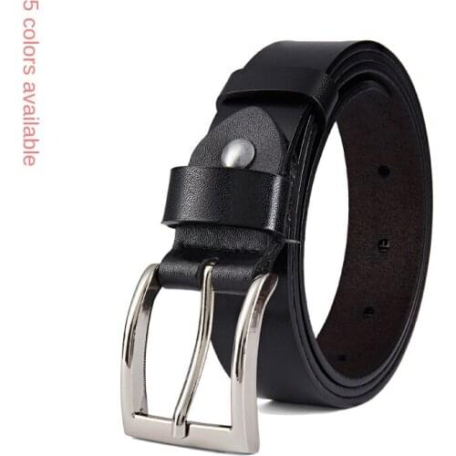 Men Belt Designer Cow Genuine Leather Belts for Mens High Quality Luxury Brand New Fashion Vintage Male Strap Belt for Men