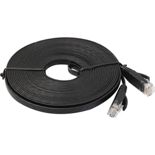 RJ45/8P8C CAT6 Ethernet Network LAN Cable Flat UTP Patch Router Parts