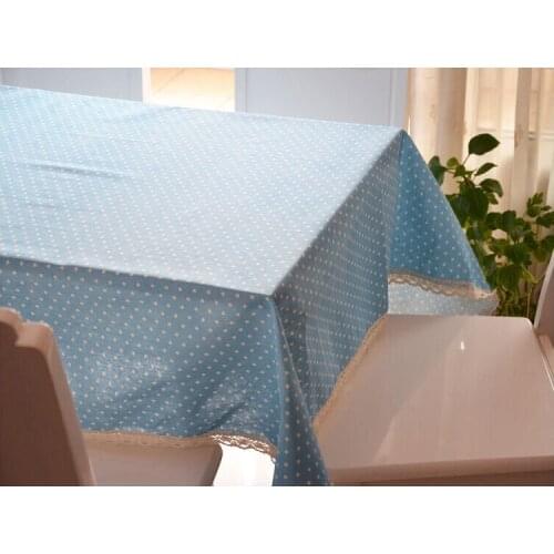 Round Dot Tablecloth Toalhas De Mesa Bordada Table Cover Linen Table Cloth Zakka Kitchen Home Textile Hot Sale High Quality