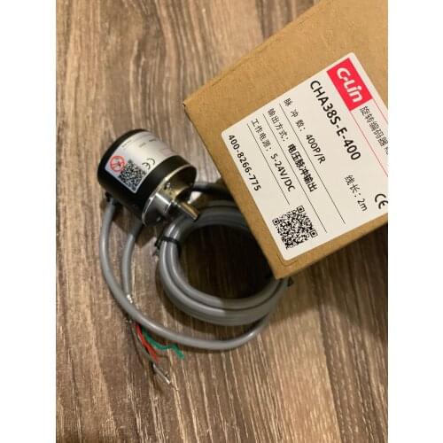 Brand new original authentic C-Lin CHA38S-E-400 voltage output four-wire rotary encoder DC5V--24V line length 2 meters