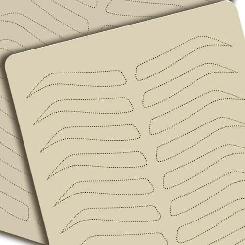 Microblading Supplies Eyebrow Practice Latex Skin Permanent Makeup Eyebrow Tattoo Training Both Side No Ink Needed Dotting line