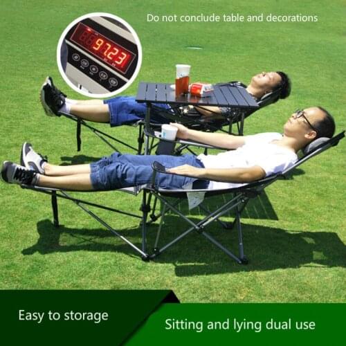 Outdoor Detachable Chair Sitting Portable Folding Chair with Footrest Portable Light Fishing Stool Camping Rest Beach Chair Seat
