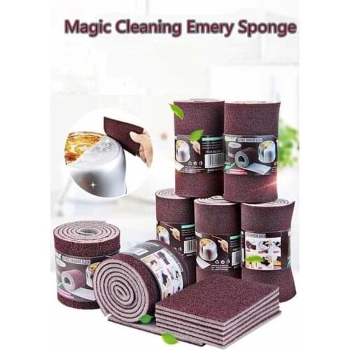 1piece of emery cloth kitchen sponge sponge eraser melamine decontamination cleaner nano sponge kitchen office bathroom dripping