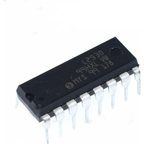 10pcs/lot new L293 L293D stepping driver chip/driver+four diodes DIP-16