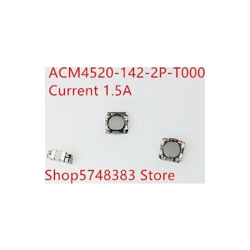 10PCS/LOT SMD common mode inductor acm4520-142-2p-t000 acm4520 common mode filter current 1.5A