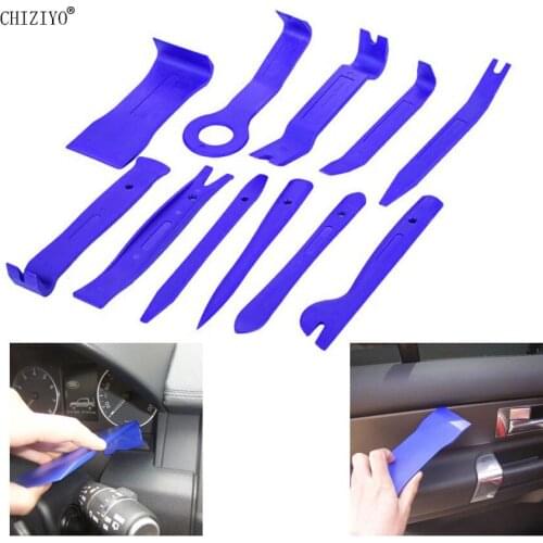 11pcs Car Door Clip Panel Removal Tools Audio Video Dashboard Dismantle Kits Installer Pry Trim Panel Repair Tools CHIZIYO