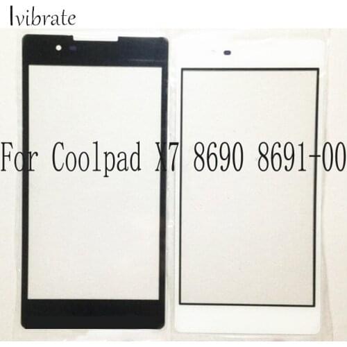 2pcs A+Quality For Coolpad X7 X 7 Touch Screen 8690 8691-00 Digitizer TouchScreen Glass panel Without Flex Cable replacement