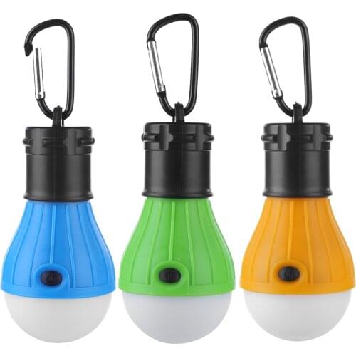 3pcs Tent Light Portable Lighting Lantern LED Bulb Emergency Lamp Waterproof Hanging Hook Flashlight Camping Light Dropshipping