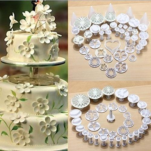 33 Pcs Cake Cupcake Jelly Candy Marzipan Fondant Kitchen Tools Baking Mold Set DIY Cake Decoration Tool Pastry Patterns
