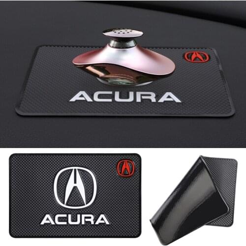 Car Non-Slip Mat Interior Dashboard Phone Anti Slip Pad For Acura MDX RDX TSX RSX Integra TL RL NSX TLX ILX ZDX RLX Accessories