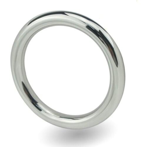 Stainless Steel Erotic Sex Toy Male Metal Cock Ring Peni ring Chastity Delay Ring Optional 40/50 mm