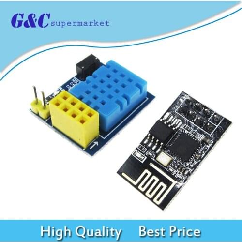 ESP8266 ESP-01 ESP01 Serial Wireless WIFI Module DHT11 Temperature Humidity Sensor Transceiver Receiver For Arduino NodeMCU DIY