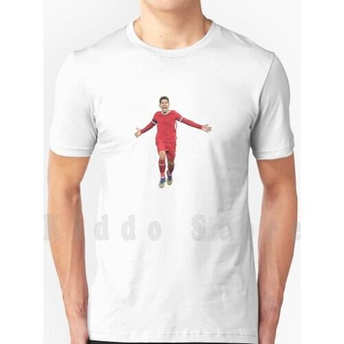 Roberto Firmino T Shirt Print For Men Cotton New Cool Tee Roberto Firmino Roberto Firmino Anfield Soccer Premier Brazil League