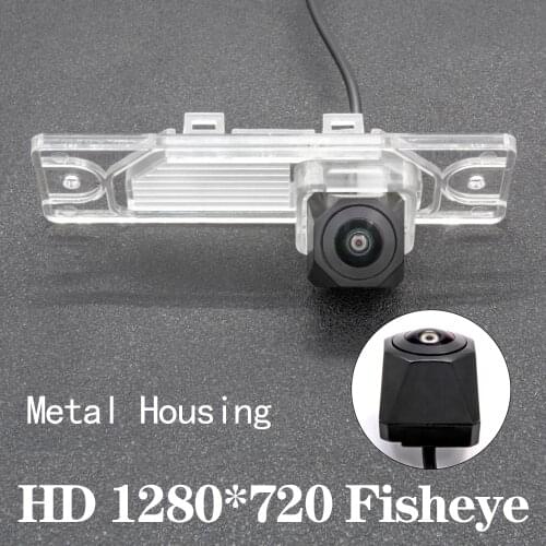 HD 1280*720 Fisheye Metal Housing Car Reversing Rear View Camera For Renault Koleos/Samsung QM5 Nissan Maxima MK5