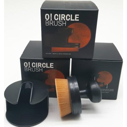 Foundation Makeup Brush Stamp Shape Flat Top Powder Blush Large Foundation Brush for Cream or Flawless-Powder Cosmetics Makeup