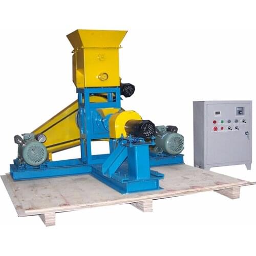 Commercial 30-40kg/h floating pet dog food extruder fish feed pellet making machine