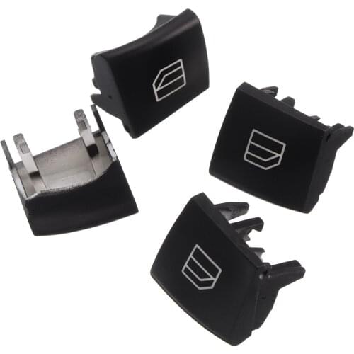 4pcs Master Window Switch Repair Button Caps 2518300290 2518300390 For Mercedes ML GL R Class W164 X164 Car Interior Parts