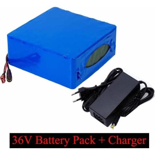 LiitoKala 36V 30AH lithium battery 36v 30000mAh 18650 battery for electric bicycle with 30A BMS+42V 2A Charger