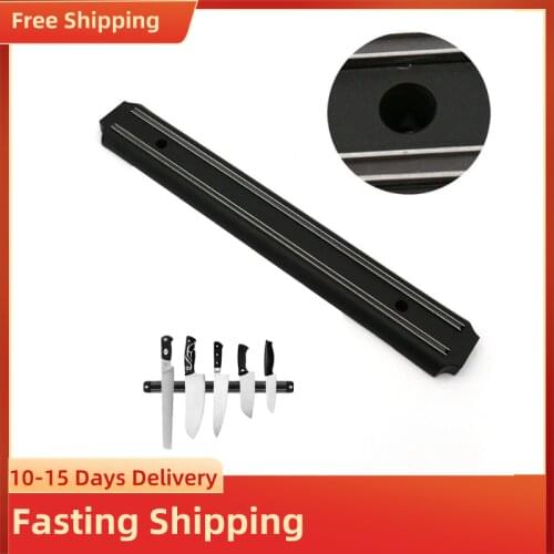 Hot Sale Magnetic Knife Holder Wall Mount Stand for Knives Black Block Kitchen Knife Holder Messenblok 33/38/50/55CM