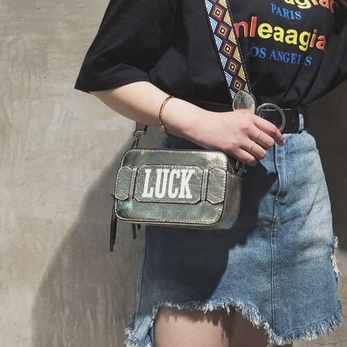 Fashion laser women shoulder bags designer letter crossbody bag wide strap messenger bags lady samll flap purses female sac 2020