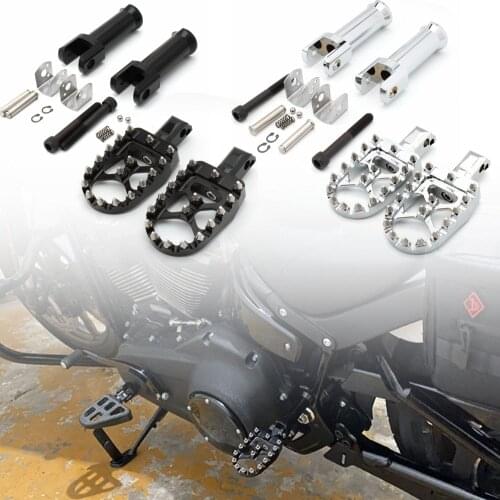 Motorcycle Rear Passenger Footpegs Footrests For Harley Softail Street Bob 2018 2019 2020 2021