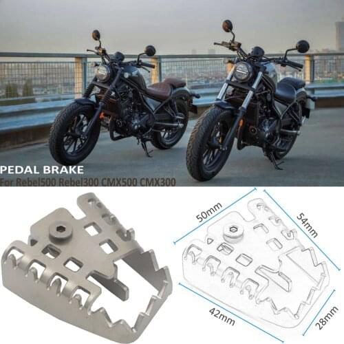 Rebel500 Rebel300 CMX500 CMX300 Rebel CMX 500 300 Motorcycle Accessories Anti Skid Pedal Brake Pedal 2017 2018 2019 2020 2021