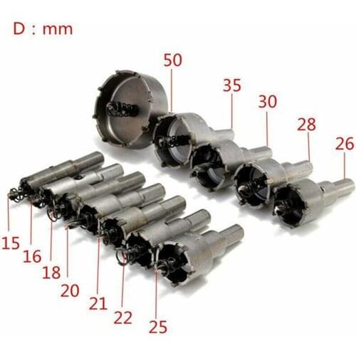 12Pcs Set Hole Saw Cutter Drill Bits Tool Sturdy Durable for DIY Woodworking MAZI888