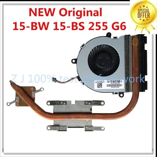 NEW Original For HP 15-BW 15-BS 255 G6 Laptop Cooling Heatsink Fan Radiator TPN-C129 TPN-C130 925018-001 100% Tested Fast Ship