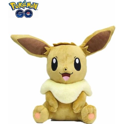 Pokemon Eevee Plush Anime Toys Peluche Figure Children Room Decor Pocket Cute Peluches Pillow Plush Action Figma Doll Kids Gift