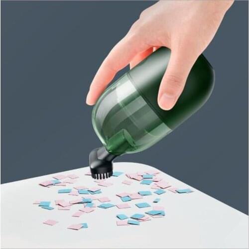 Vacuum Cleaner Mini Car Home Dual-use Desktop Portable Student Desktop Capsule Vacuum Cleaner Lithium Battery Version 4-Colors