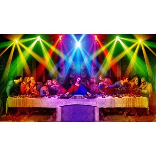 Living room home wall decoration fabric poster Jesus Christ 12 Disciples Last Supper club