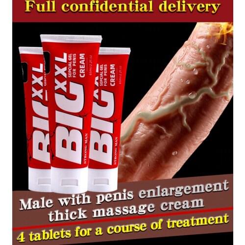 Herbal Big Dick Penis Enlargement Cream 60ml Increase Xxl Size Erection Products Sex Products for Men Aphrodisiac Pills for Man