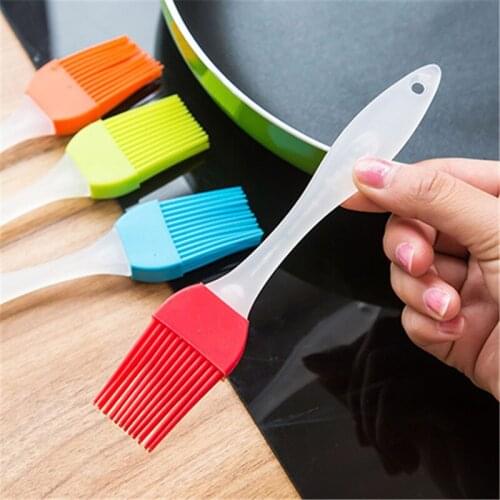 1Pcs Kitchen Accessories Silicone Oil Brush Basting Brushes Cake Butter Bread Pastry Brush Cooking Utensil Kitchen Gadgets Tools