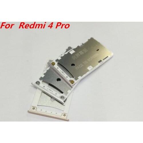 1PCS New Nano SIM Card Tray Holder Micro SD Card Slot Holder Adapter for Xiaomi Redmi 4 Pro