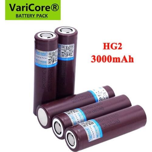 2021 Original HG2 18650 3000mAh Rechargeable battery 18650HG2 3.6V discharge 20A dedicated Power batteries
