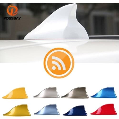 Car Shark Fin Roof Antenna Votex Stereo Cover Radio AM/FM Signal Amplifier Aerial Auto Accessories for BMW/Honda/Toyota/Audi/VW
