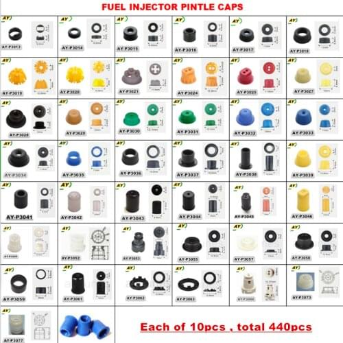 Free Shipping 10sets/440pcs fuel injector pintle caps for Japanese car repair kits